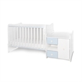 Bed MiniMAX NEW white+baby blue